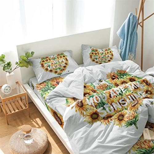 LooPoP California King Comforter Set with 4 Pieces