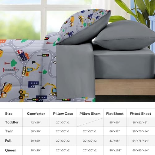 Nesker 5 Pcs Comforter Set Twin Size