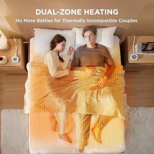 Bedsure Heated Mattress Pad Queen - 10 Heat Settings Auto Shut Off