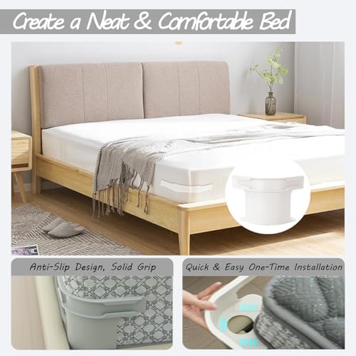 Statidom Bed Sheet Grippers Heavy Duty Non-Slip