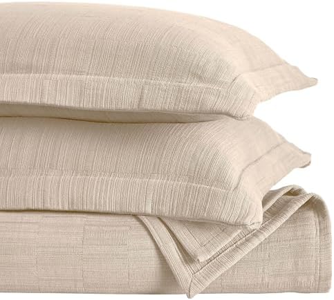 Superior 3 Piece Cotton Bedspread and Sham Set 1