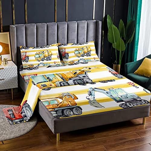 BailiPromise Construction Sheets Queen Size Set