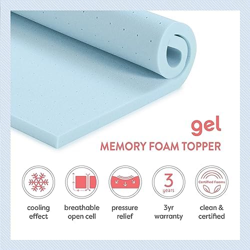 Best Price 3 Inch Ventilated Memory Foam Mattress Topper - Queen