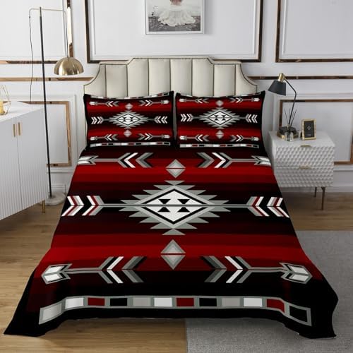 Erosebridal Rustic Western Bedspread Set Queen Size