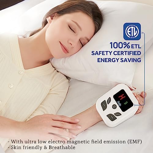 Sealy Heated Mattress Pad Full Size 54x75 Electric Bed Warmer