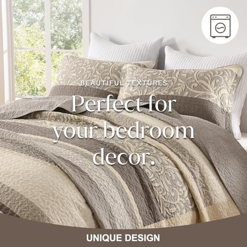 FineStichery Lightweight King Bedspread Set 3 Piece