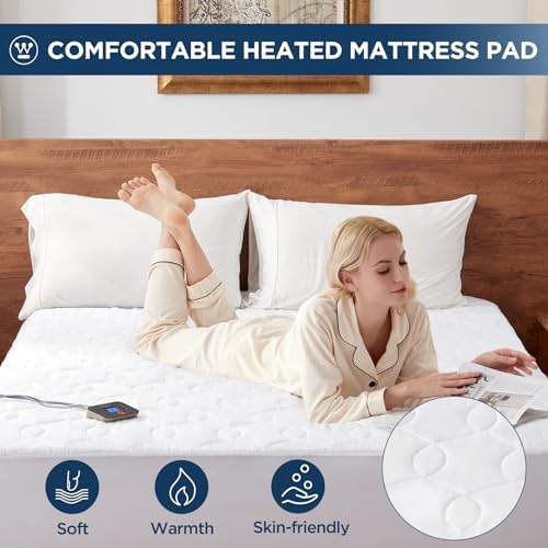 Westinghouse King Size Heated Mattress Pad with 10 Heat Settings 1