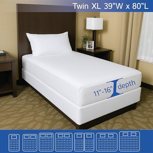 Four Seasons Essentials Twin XL Waterproof Mattress Encasement