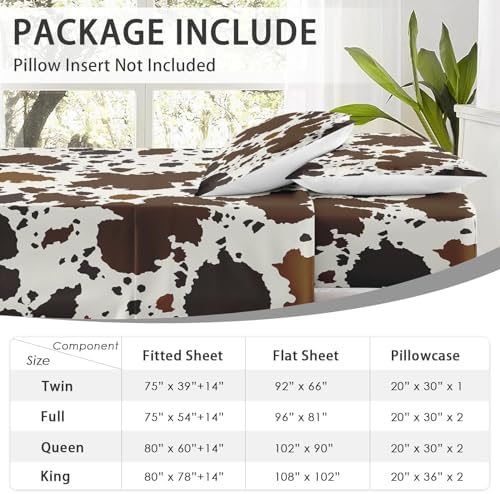 WeCozy 3-Piece Twin Bed Sheet Set with Pillowcases