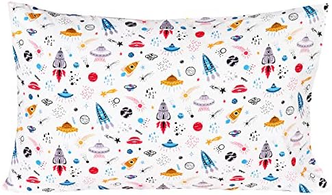 Scientific Sleep Planet Spaceship Cotton Bed Sheet Set
