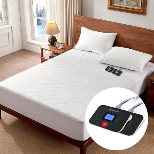 Westinghouse Queen Heated Mattress Pad with 10 Settings and Auto Off