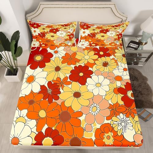 Castle Fairy Boho Flowers Kids Fitted Sheet Set 1