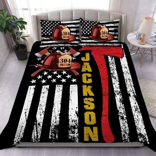 Firefighter Bedding Set for Kids and Adults