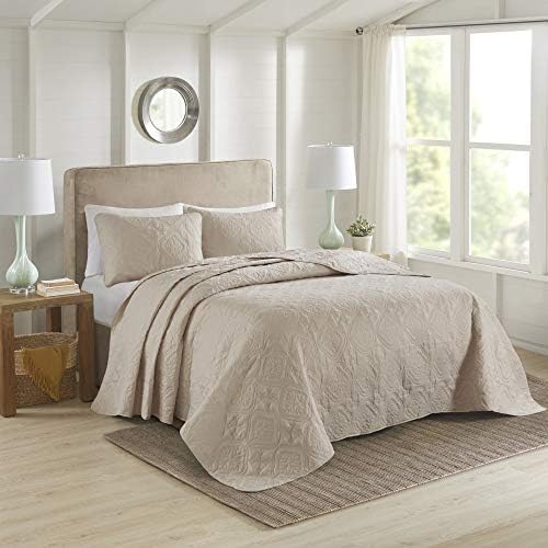 510 DESIGN Reversible Quilt Set Khaki 3 Piece