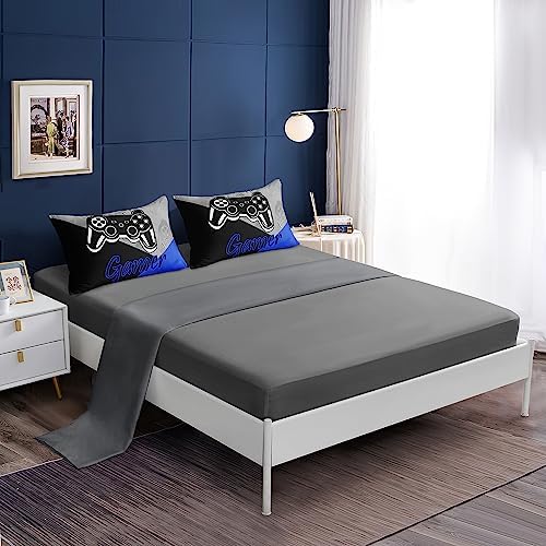 6 Piece Gaming Bed in a Bag Comforter Set for Boys