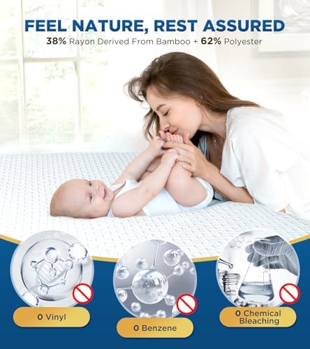 BOSANE Queen Mattress Protector Waterproof Breathable Cooling 3D Air Fabric