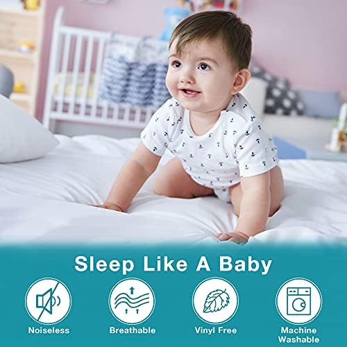 Lunsing 2 Pack Waterproof Twin Mattress Protector