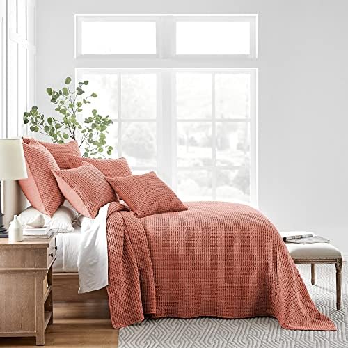 Levtex Home Mills Waffle Twin Bedspread Set