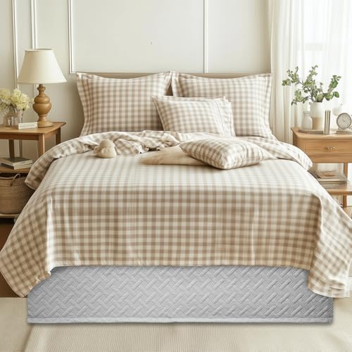 ZABER Box Spring Cover Queen Size with 16-Inch Drop 1