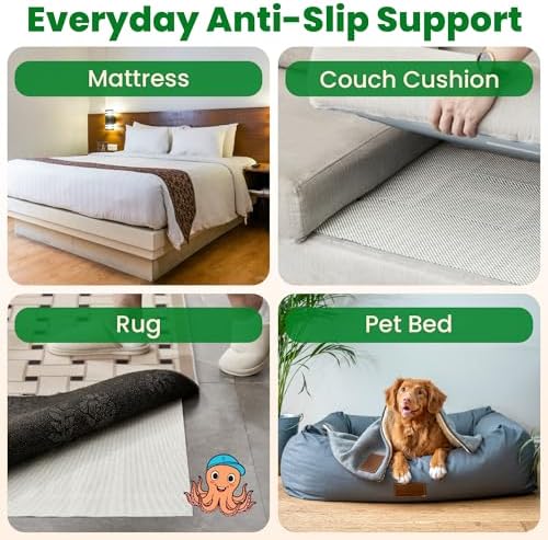 ECOHomes Non Slip Mattress Gripper Pad Twin XL
