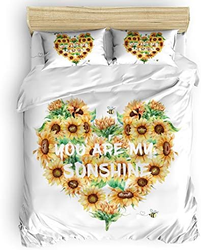 LooPoP California King Comforter Set with 4 Pieces