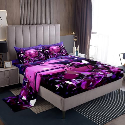 Feelyou 3D Basketball Sheet Set for Kids