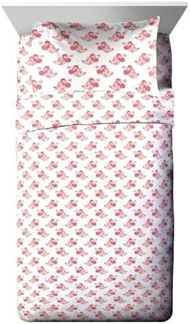 Jay Franco Disney Minnie Mouse Twin Comforter Set - 5 Piece Pink Bedding