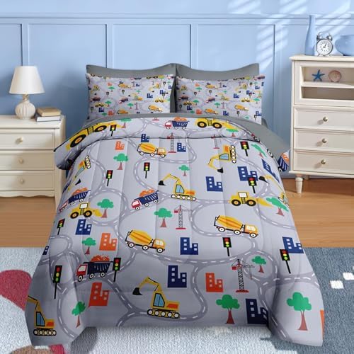 Nesker 5 Pcs Comforter Set Twin Size