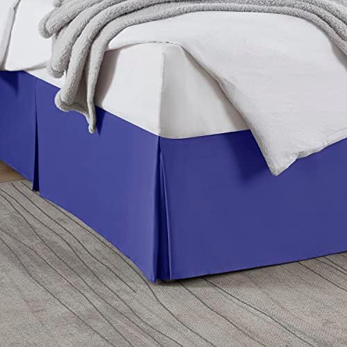 Nestl Royal Blue Full Bed Skirt 14 Inch Drop