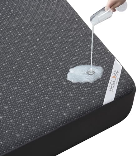 BEDLORE King Mattress Protector Waterproof Noiseless Deep Pocket