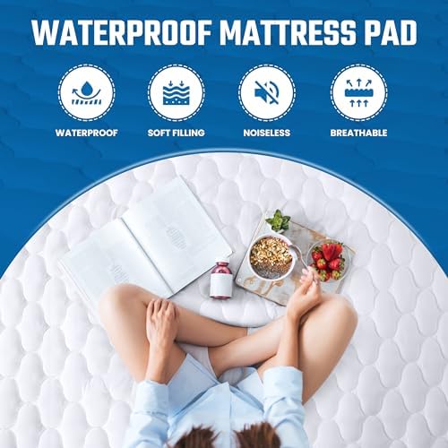 Utopia Bedding Waterproof Mattress Protector Queen Size 1