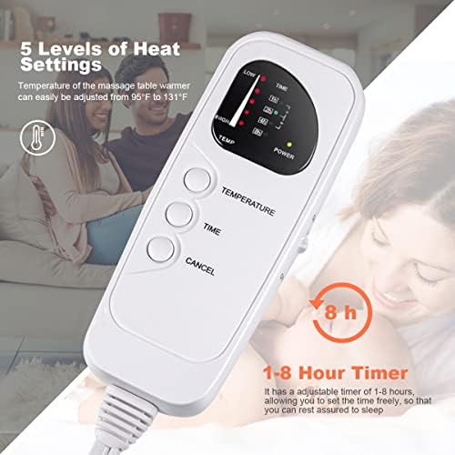 Giantex Electric Mattress Pad with 5 Heat Settings and Digital Timer