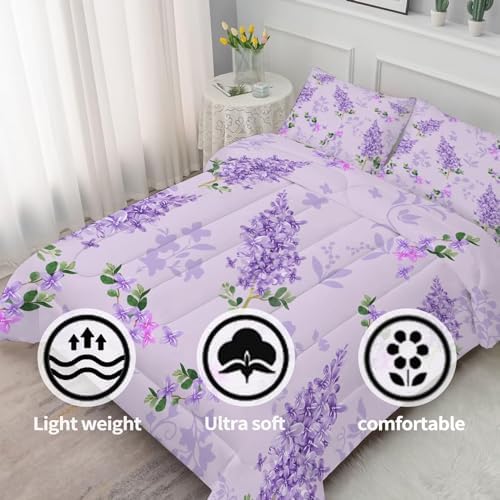 FUYEUN Floral King Size Comforter Set