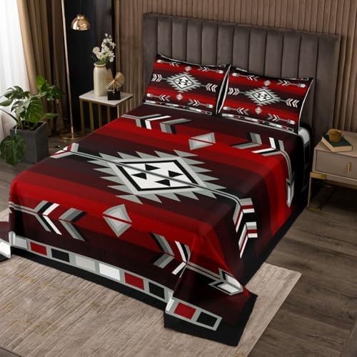 Erosebridal Rustic Western Bedspread Set Queen Size