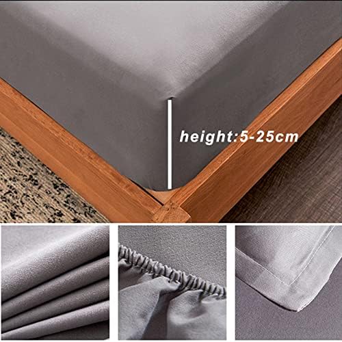 CSHWXY Fitted Sheet with Elastic Bands 180x200cm Blue