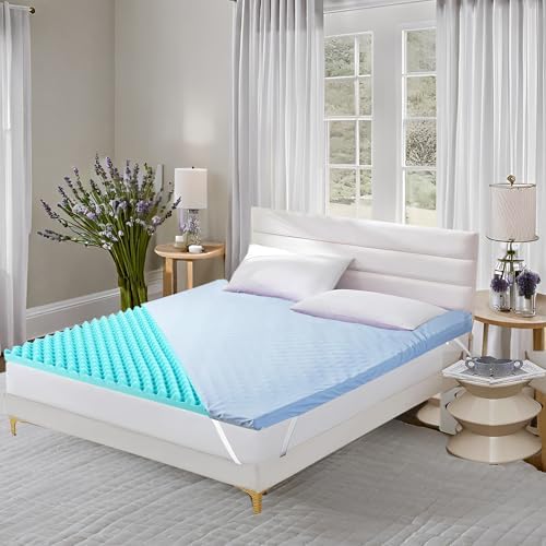 BreezeRest Cooling Gel Mattress Topper Twin XL 1
