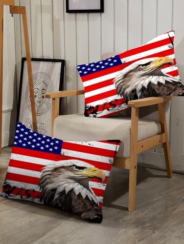 Kxry USA Flag Comforter Set Full Size for Kids