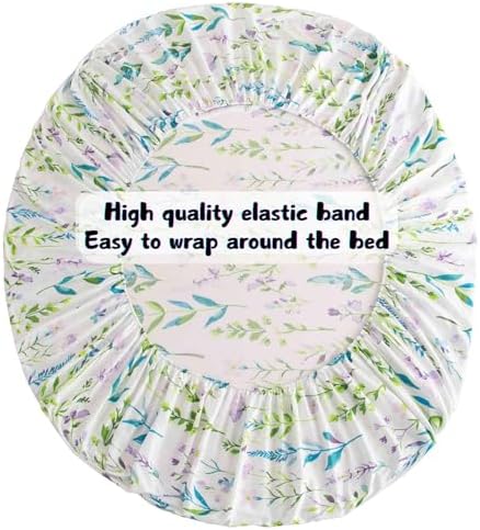 SDY 7PCS Floral Comforter Set for Kids