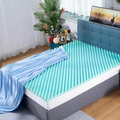 BreezeRest Cooling Gel Mattress Topper Twin XL 1