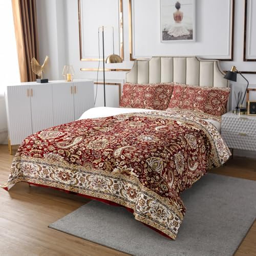 Erosebridal Paisley Quilt Queen Bedspread