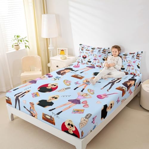 Jejeloiu Music Lover Twin Bedding Set 1