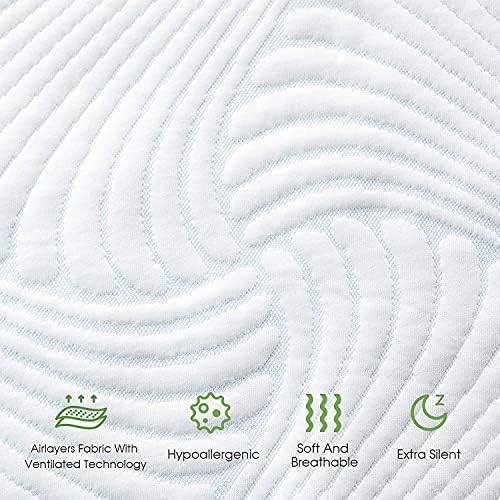 Reaks Queen Electric Heated Mattress Pad with Dual Control and Timer