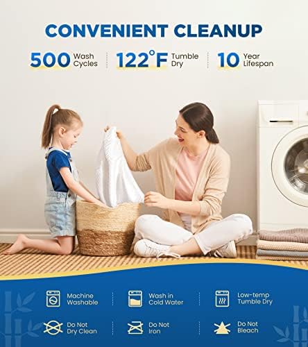 BOSANE Queen Mattress Protector Waterproof Breathable Cooling 3D Air Fabric