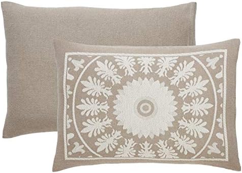 Superior 3-Piece Cotton Blend Bedspread Set Taupe King Size