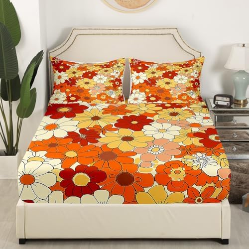 Castle Fairy Boho Flowers Kids Fitted Sheet Set 1