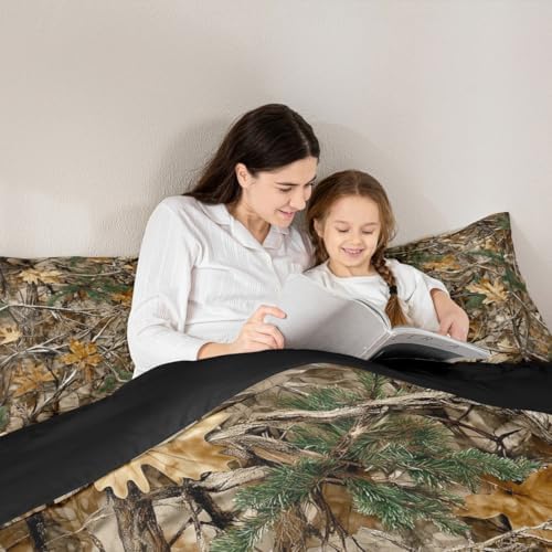 Erosebridal Camouflage King Comforter Set with 2 Pillow Cases
