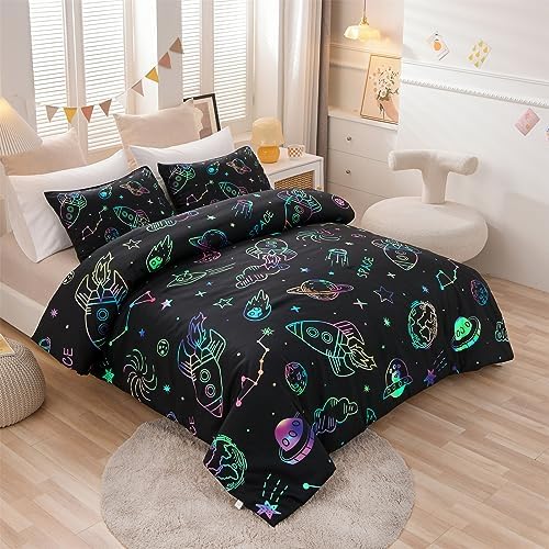 Aimuan Rocket Comforter Set for Kids