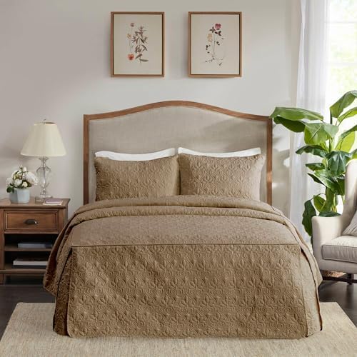 Madison Park Quebec 3 Piece Split Corner Quilted Bedspread Set