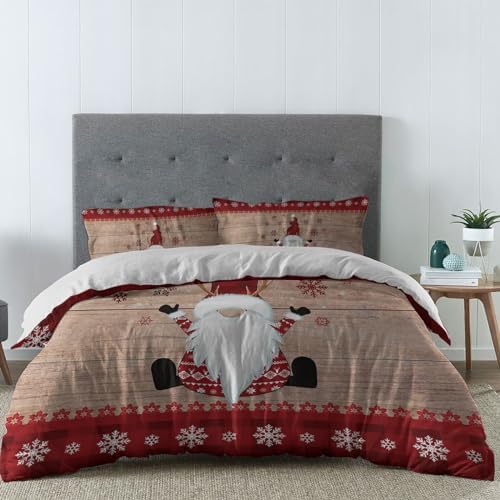 LooPoP Christmas Comforter Set 3 Piece CA King Size