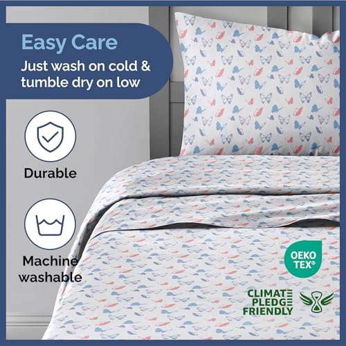 CGK Unlimited Kids Butterfly Sheet Set - 4 Piece Full Size 1